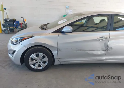 2016 Hyundai Elantra Se z USA, uszkodzony, nr VIN 5NPDH4AE7GH741755